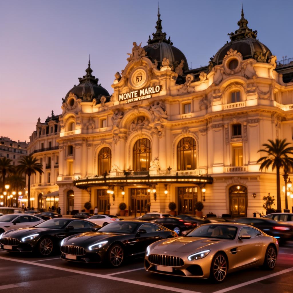 Casino de Monte-Carlo at twilight